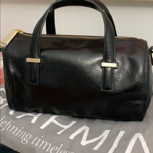 BRAHMIN CLAIRE BLACK TOPSAIL NWOT